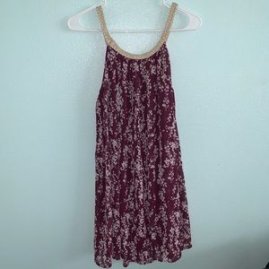 Charming Charlie Purple Vine Dress